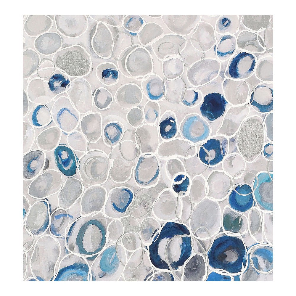 Blue Bubbles Wall Decor