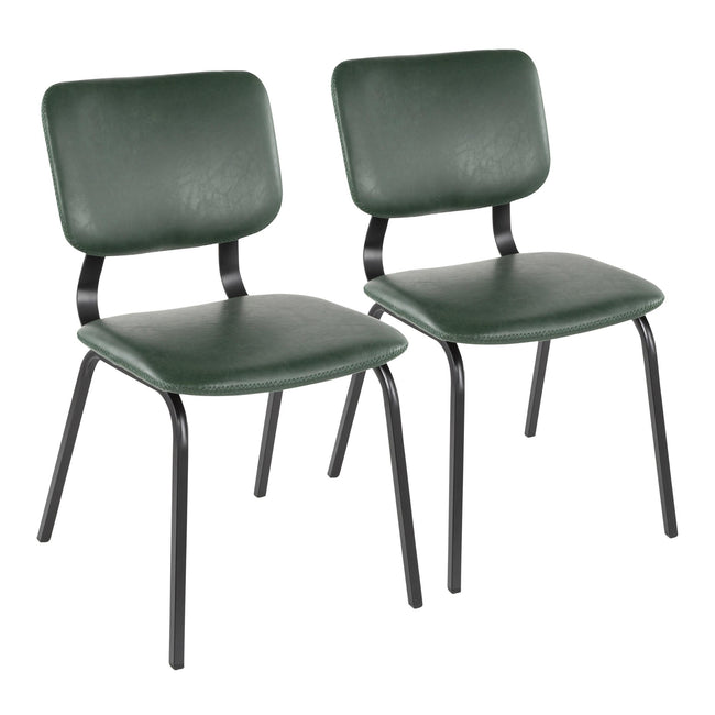 Foundry Chair - Set of 2, Green