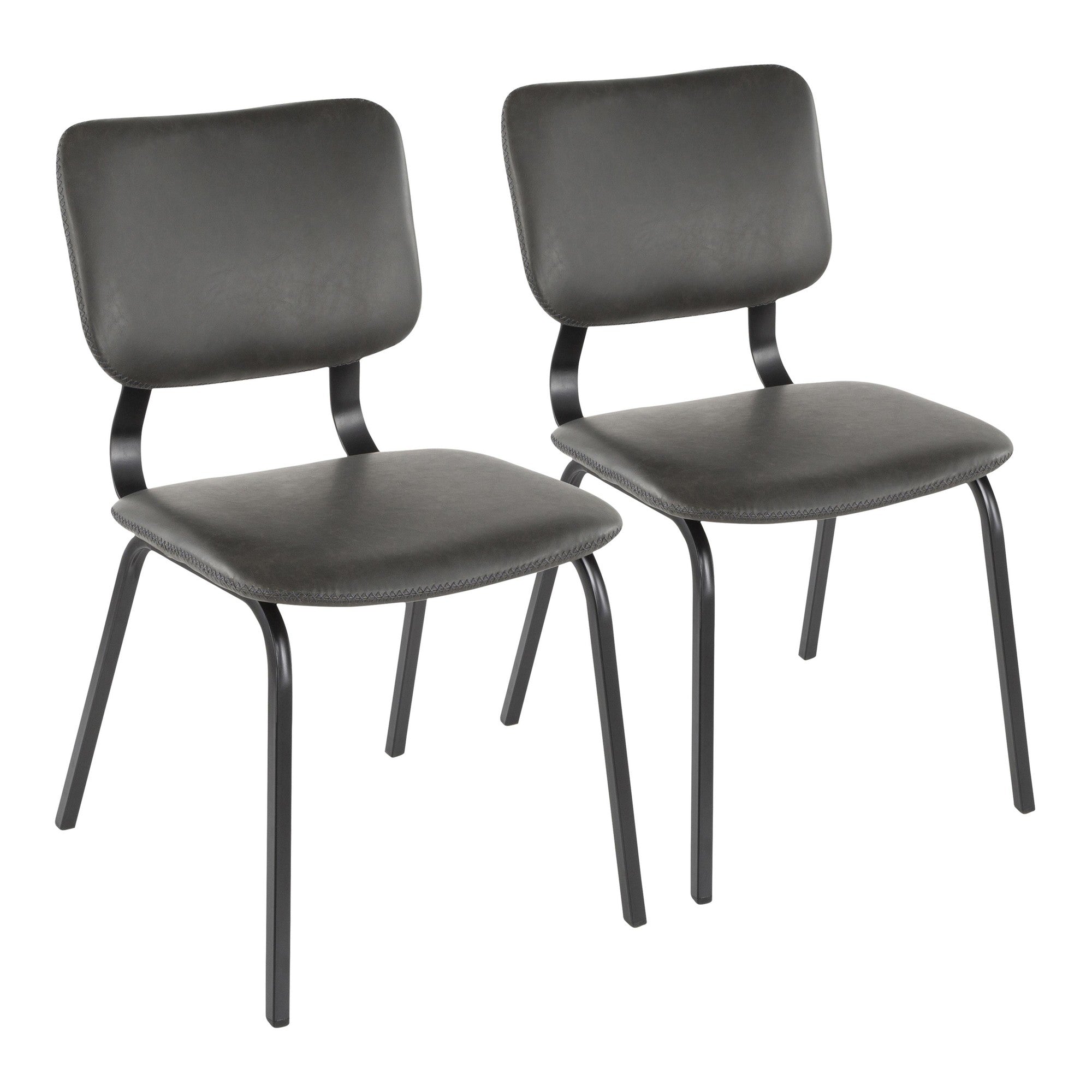 Foundry Chair - Set of 2, Gray