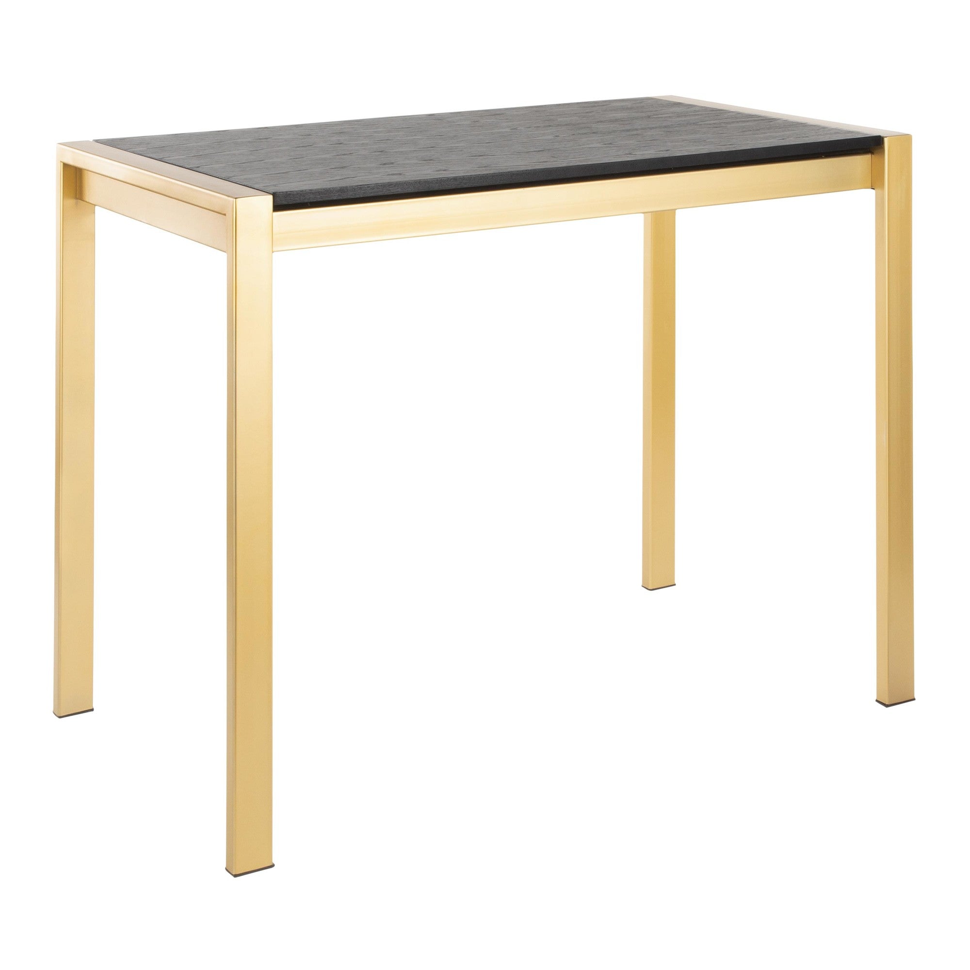 Fuji Black Wood Top Counter Table