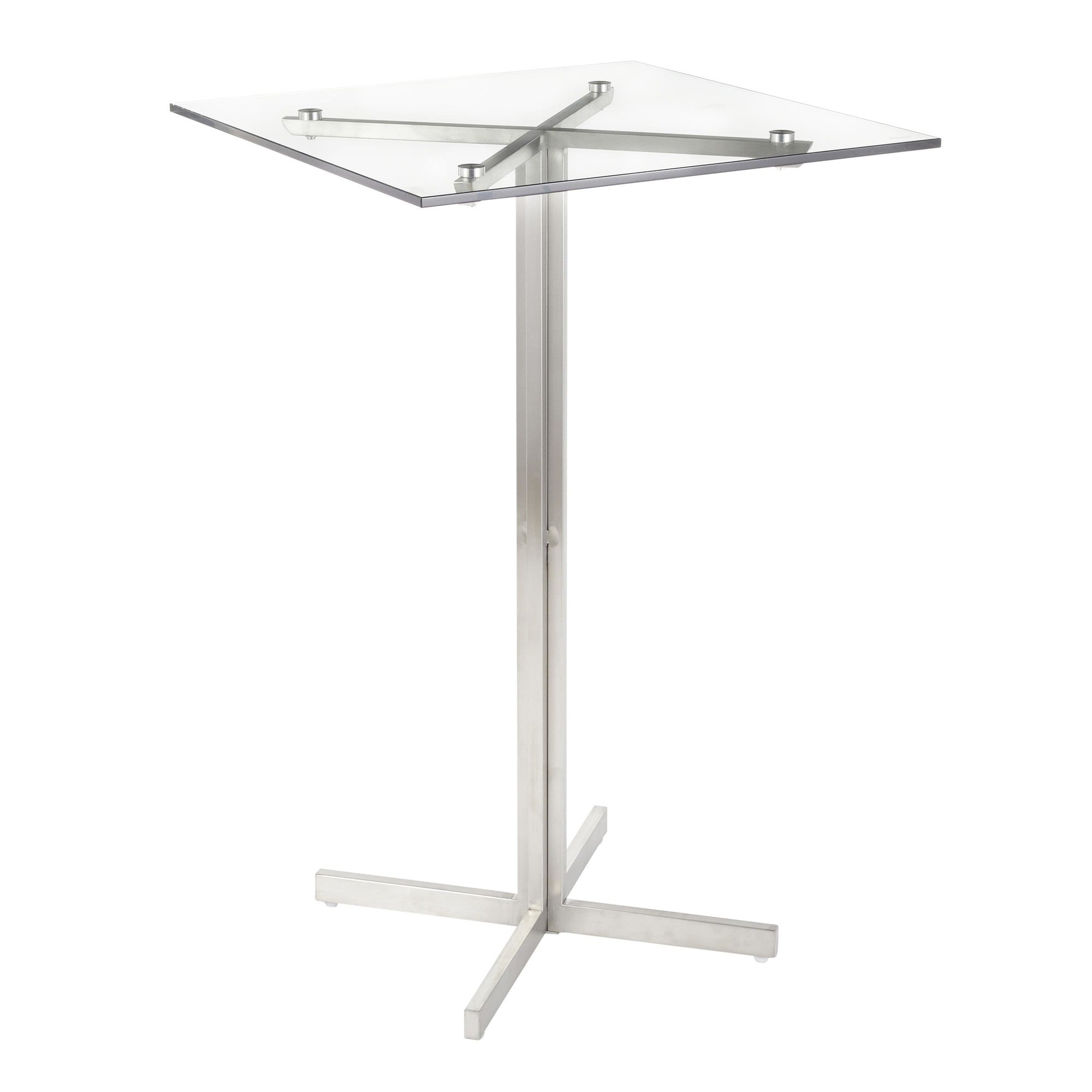 Fuji Square Bar Table - Glass