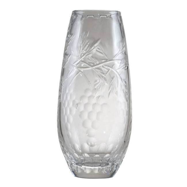 Springdale 12" H Grape 24% Lead Crystal Vase