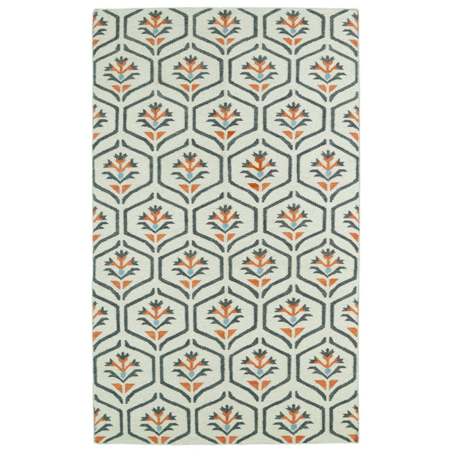 Glam Handmade Flatweave Area Rug - 8' x 10', Coral, GLA08