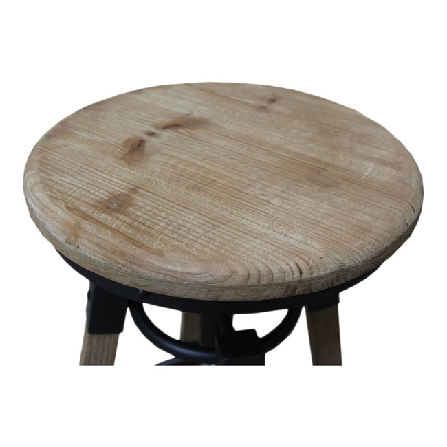 Quad Pod Adjustable Stool Natural