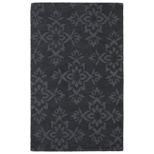 Imprints Classic Hand Tufted Area Rug - 8' x 11', Charcoal , IPC04