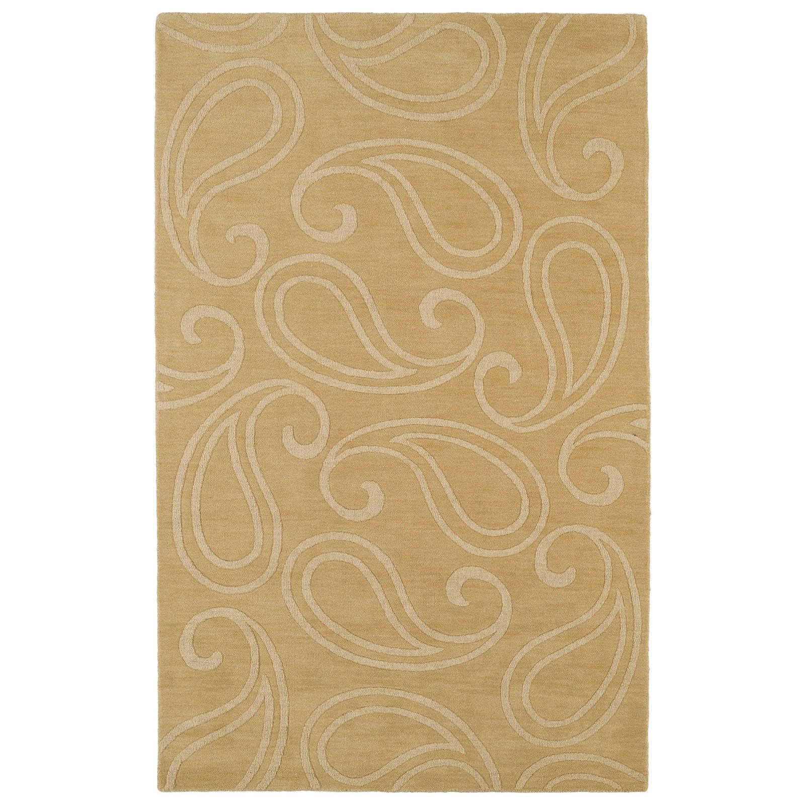 Imprints Classic Hand Tufted Area Rug - 5' x 8', Yellow, IPC05