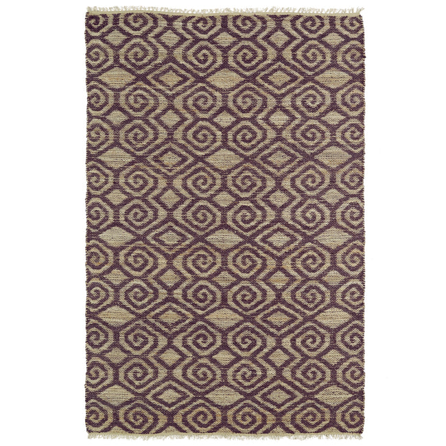 Kenwood Handmade Area Rug - 5' x 7'9", Plum, KEN02