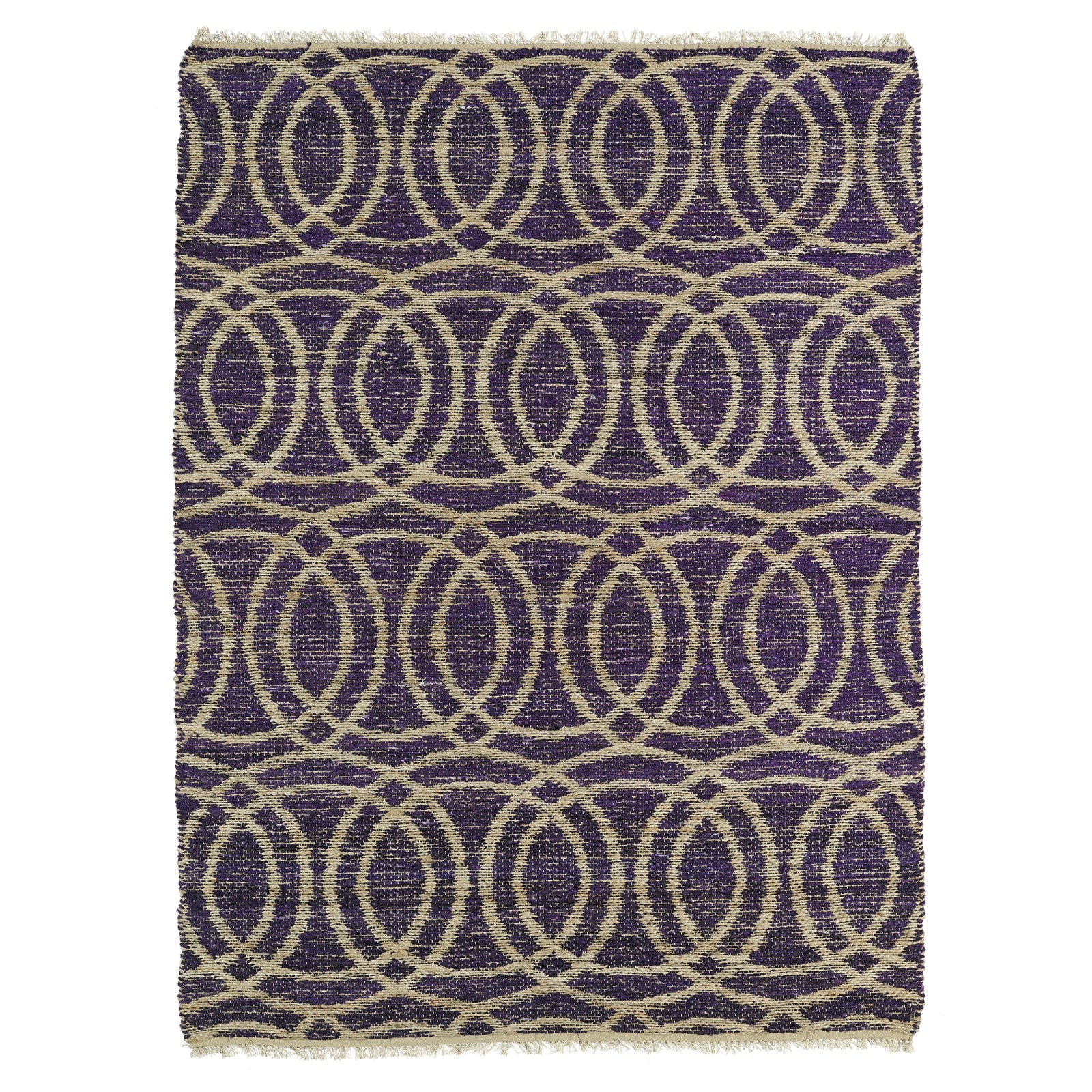 Kenwood Handmade Area Rug - 3'6" x 5'6", Purple, KEN03