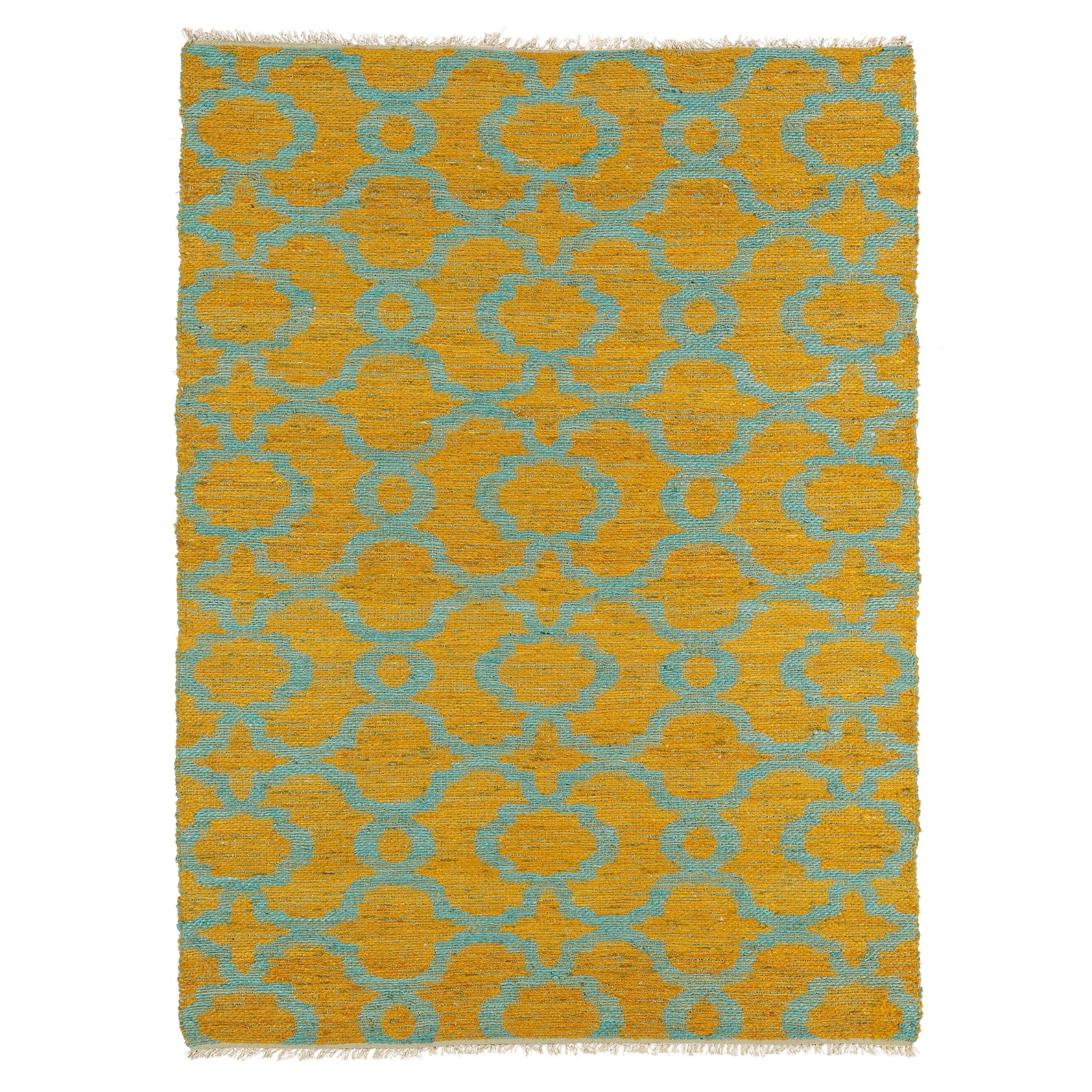 Kenwood Handmade Area Rug - 2' x 3', Turquoise, KEN07