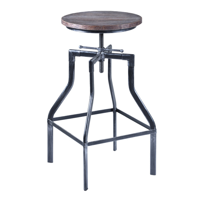 Concord Adjustable Bar Stool - Industrial Gray