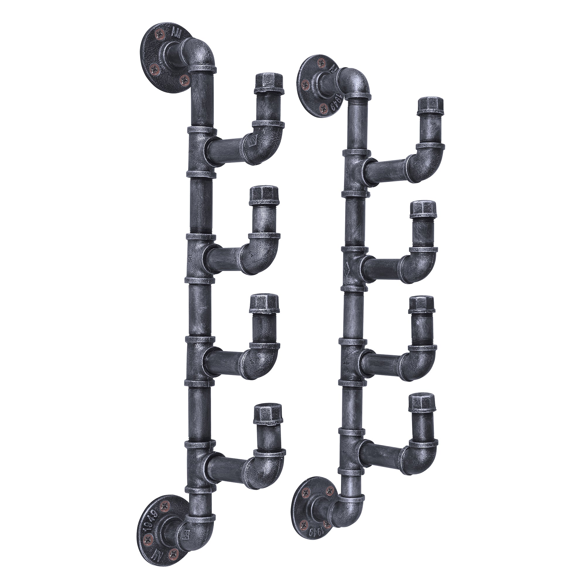 Fleur Industrial Wine Rack - Industrial Gray