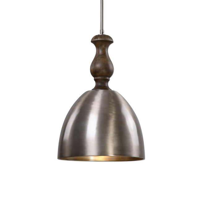 Luna 1 Light Aluminum Mini Pendant - 20"