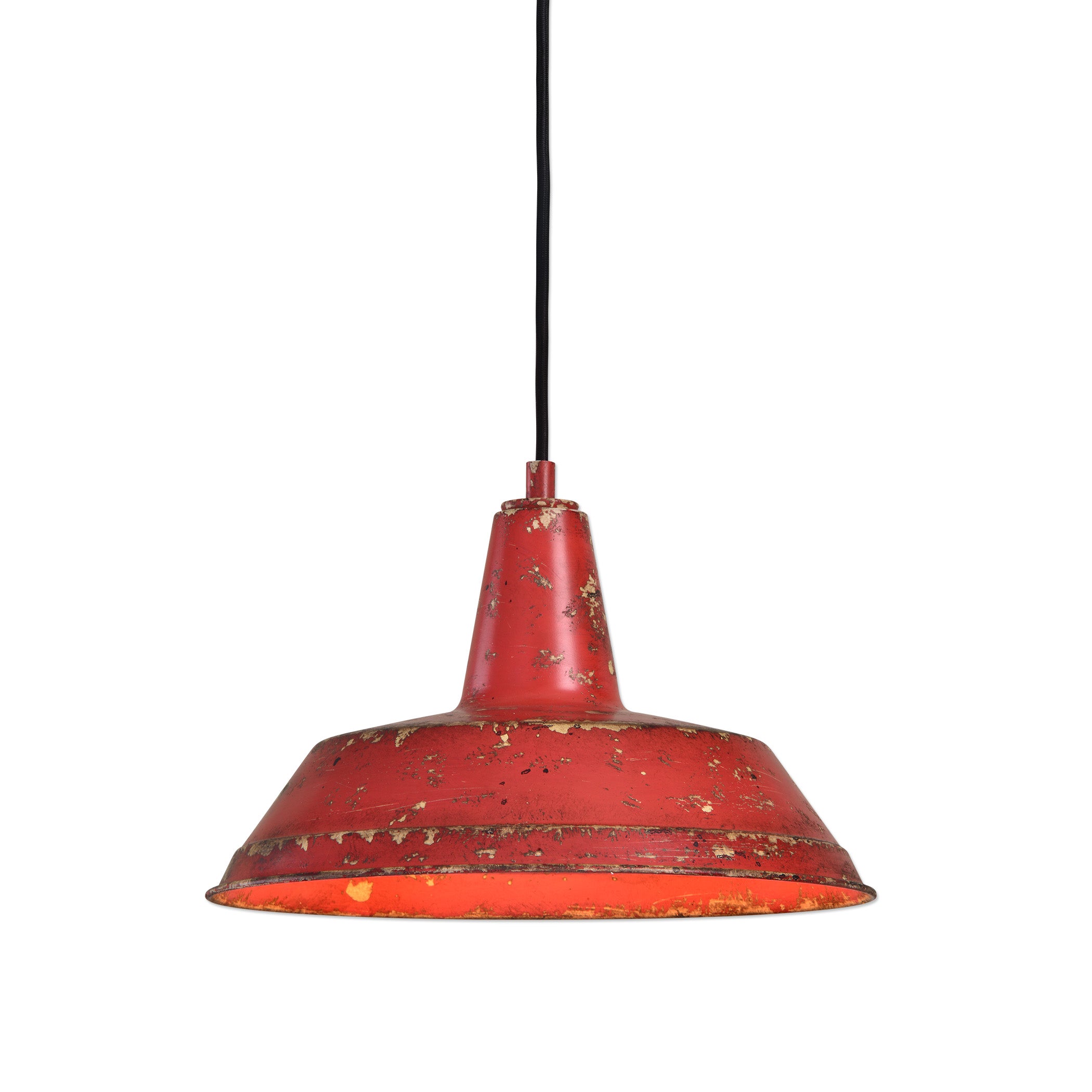 Pomodoro 1 Light Distressed Pendant