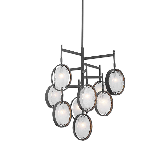 Maxin Dark Bronze 9 Light Chandelier