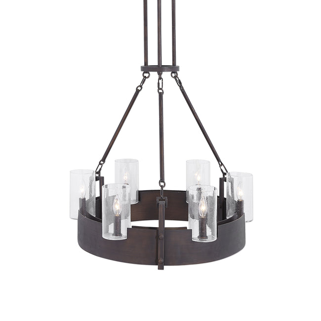 Pinecroft, 6 Light Circular Chandelier