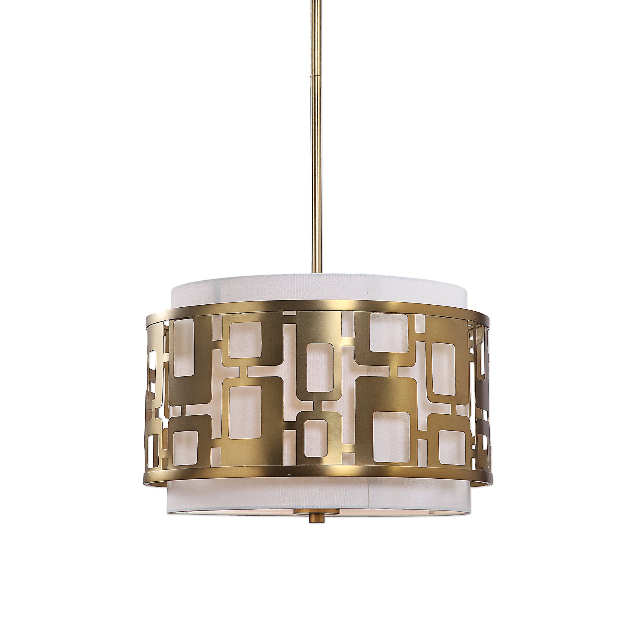 Vecta 3 Light Brass Pendant