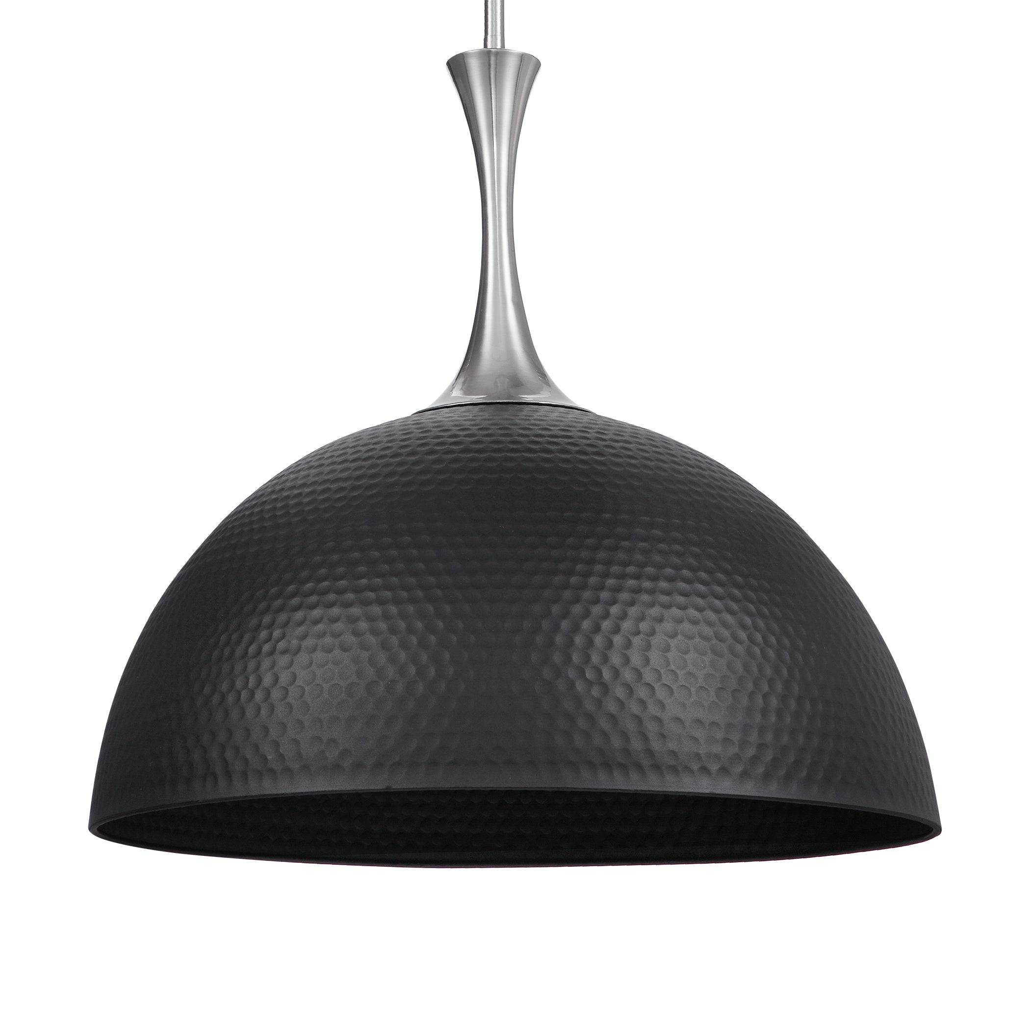 Raynott Black 1 Light Dome Pendant