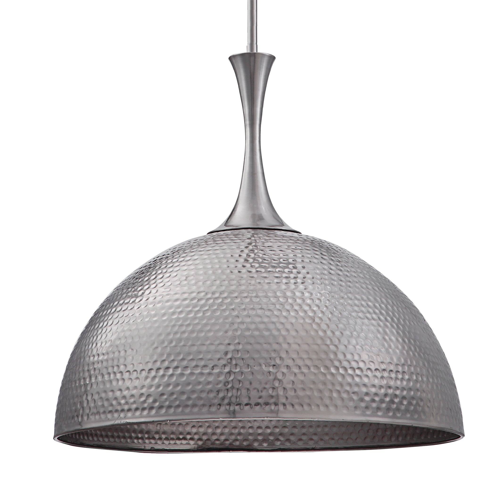 Raynott Nickel 1 Light Dome Pendant