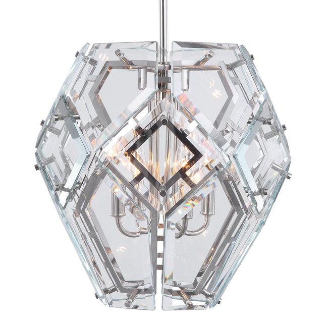 Noorvik 4 Light Geometric Pendant