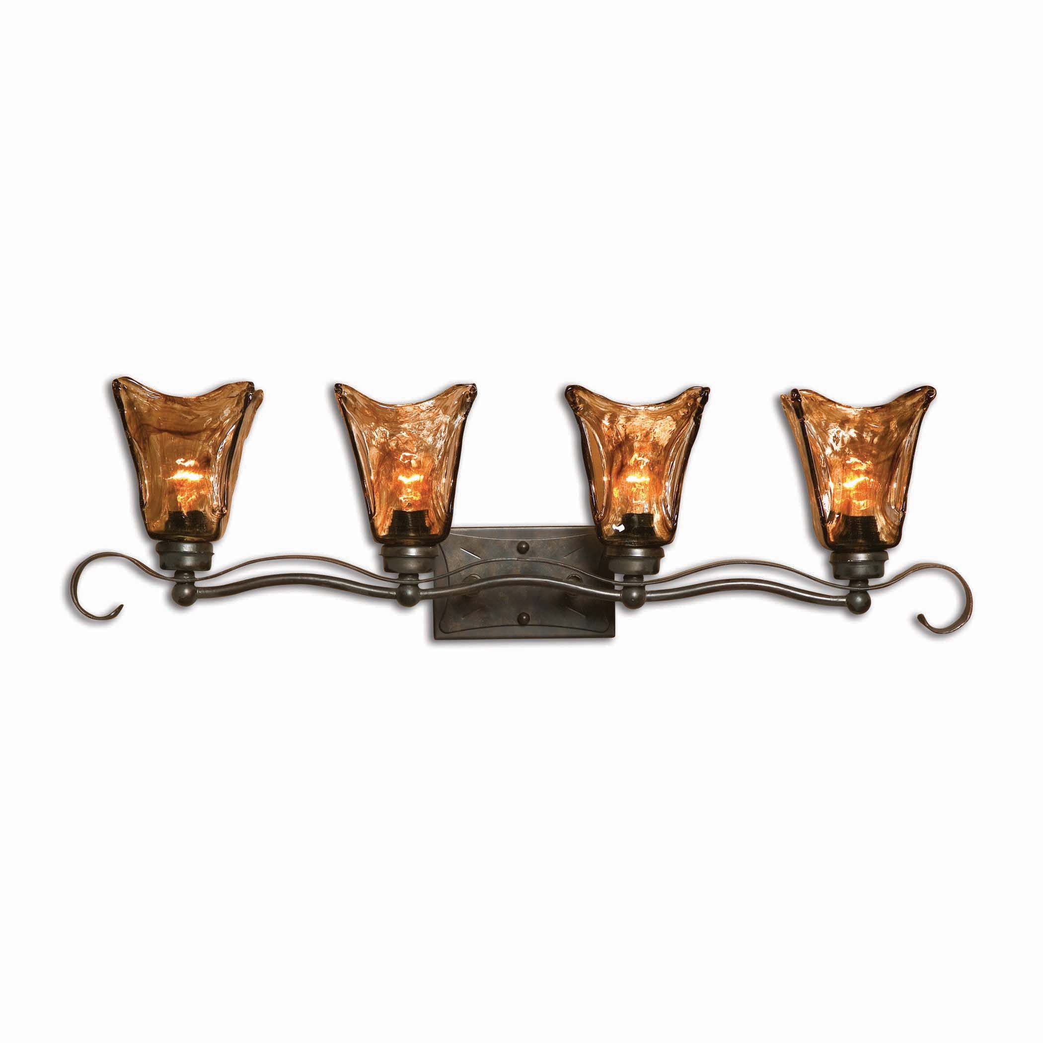 Vetraio 4 Light Bronze Vanity Strip