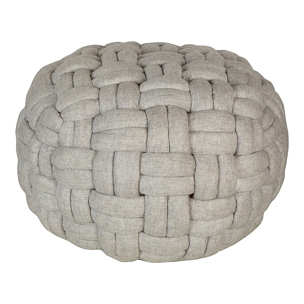 Bronya Pouf - Pebble Gray