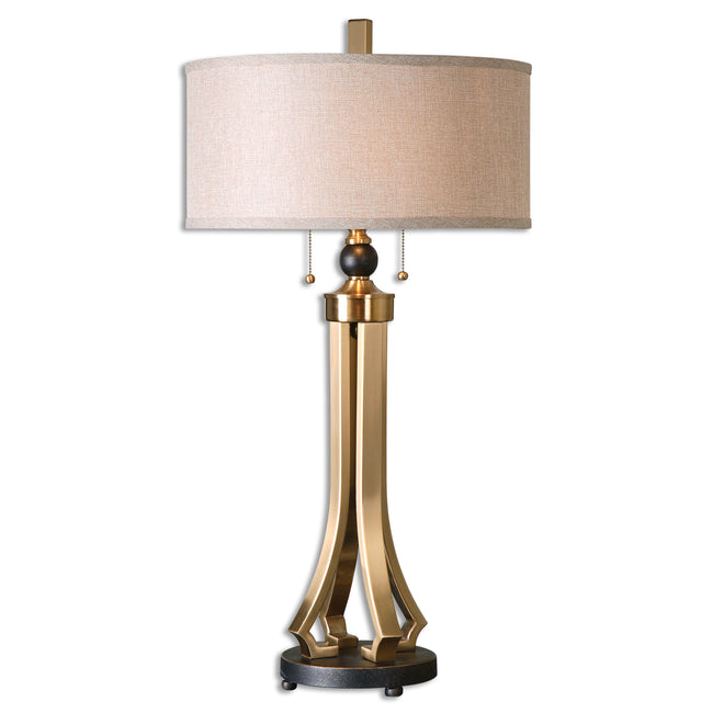 Selvino Brushed Brass Table Lamp