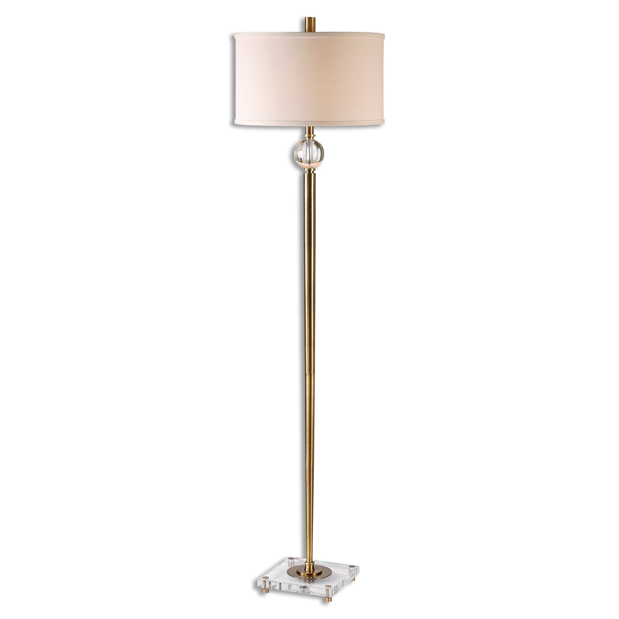 Mesita Brass Floor Lamp