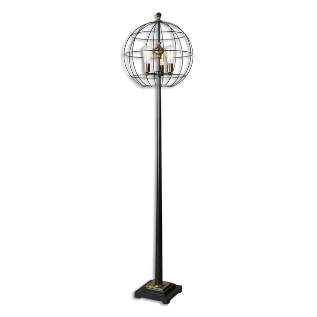 Palla Round Cage Floor Lamp