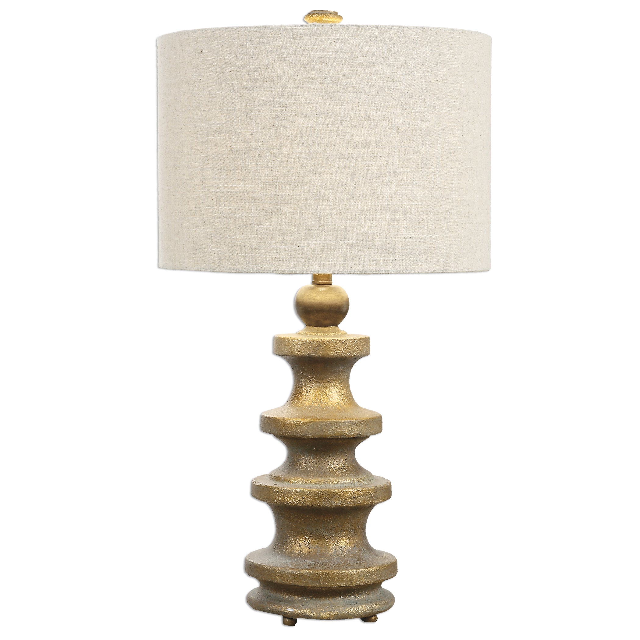 Guadalete Antiqued Gold Lamp