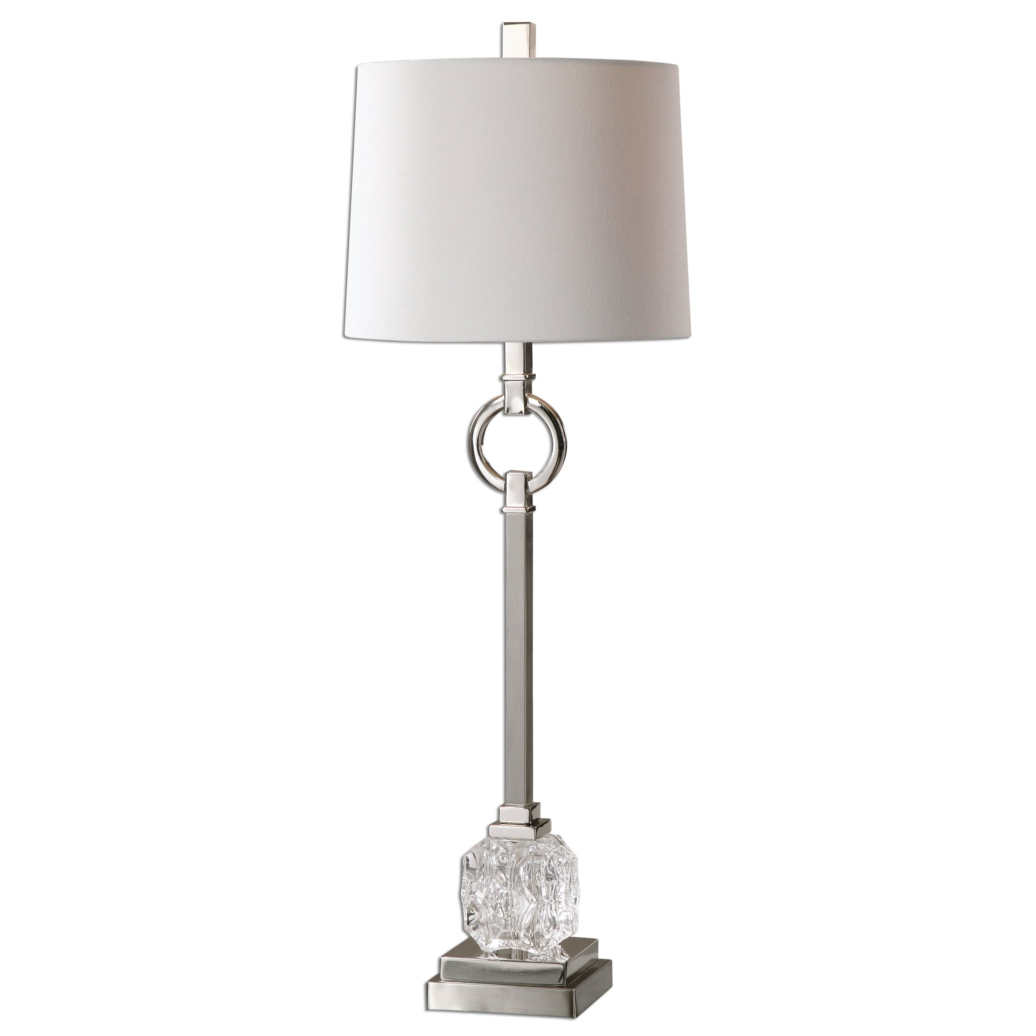 Bordolano Polished Nickel Buffet Lamp