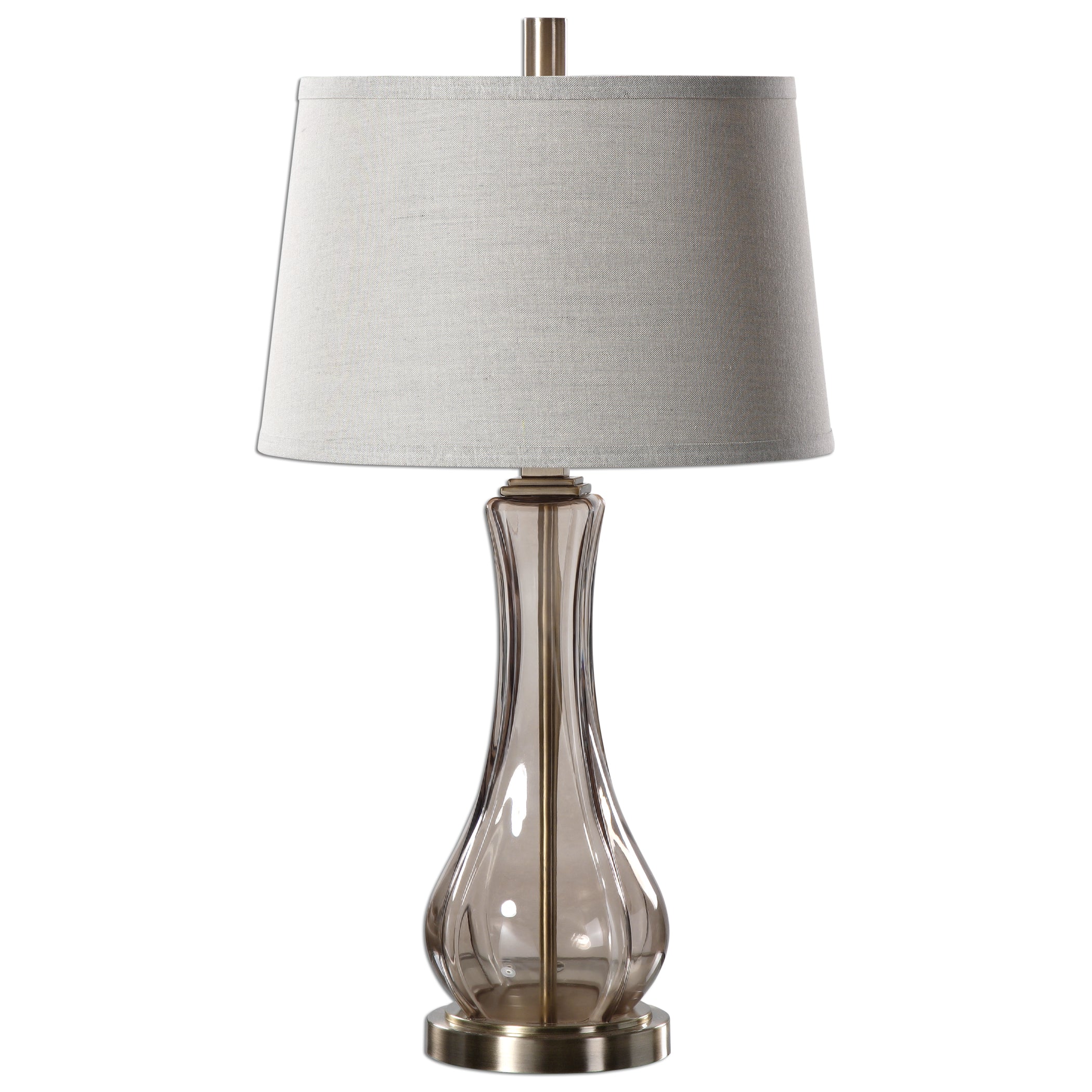 Cynthiana Smoke Gray Glass Lamp