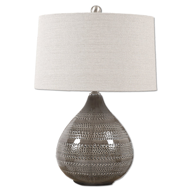 Batova Smoke Gray Lamp