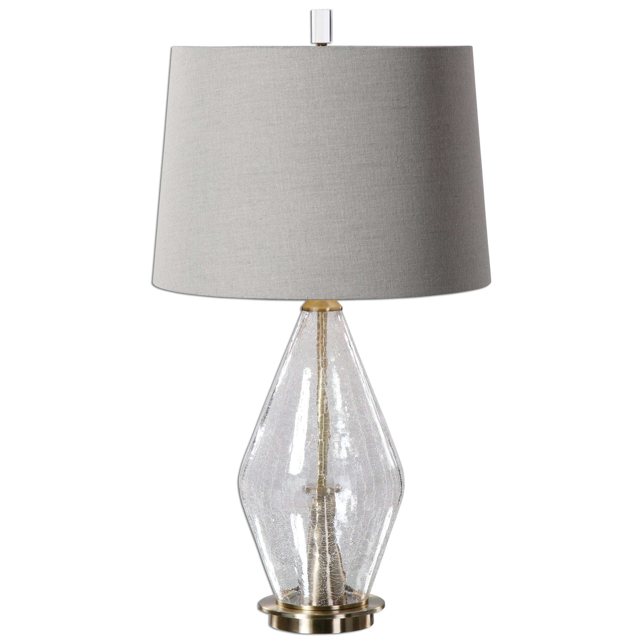 Spezzano Crackled Glass Lamp