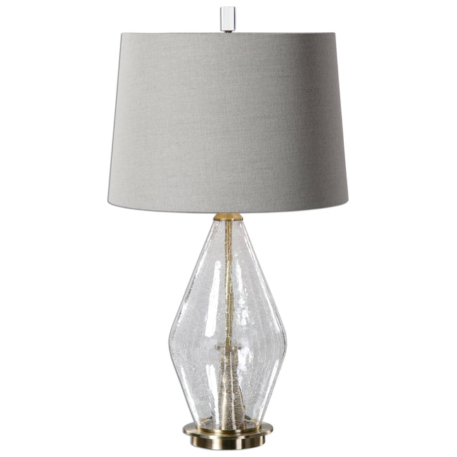 Spezzano Crackled Glass Lamp