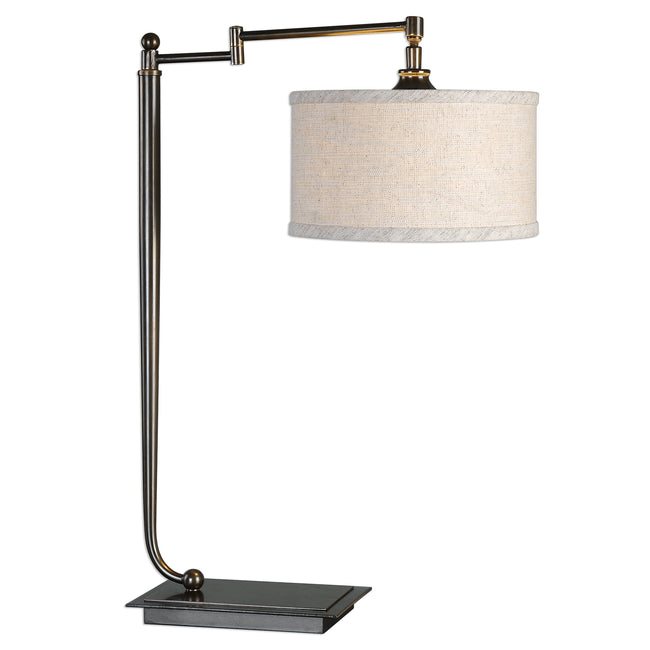 Lamine Dark Bronze Desk Lamp