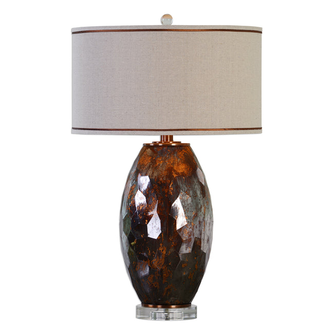 Sabastian Bronze Glass Table Lamp