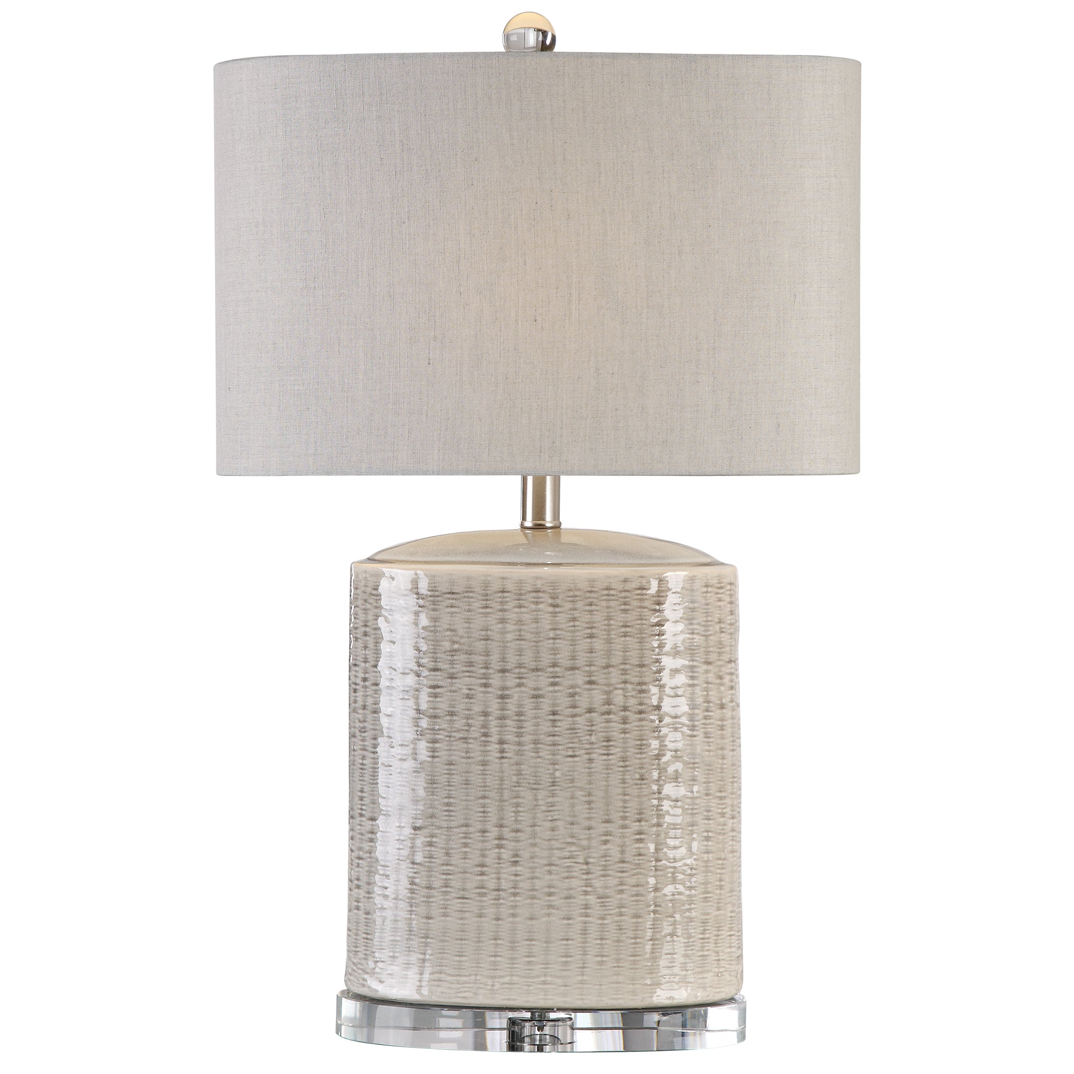 Modica Taupe Ceramic Lamp