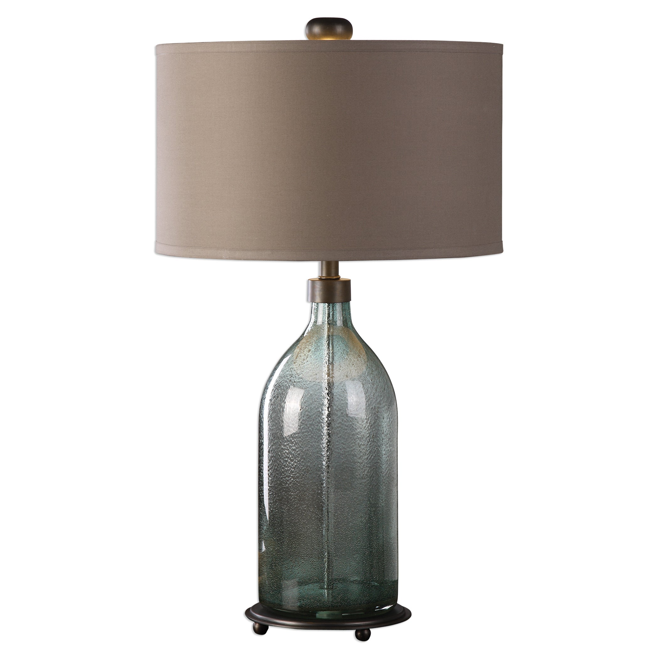 Massana Gray Glass Table Lamp