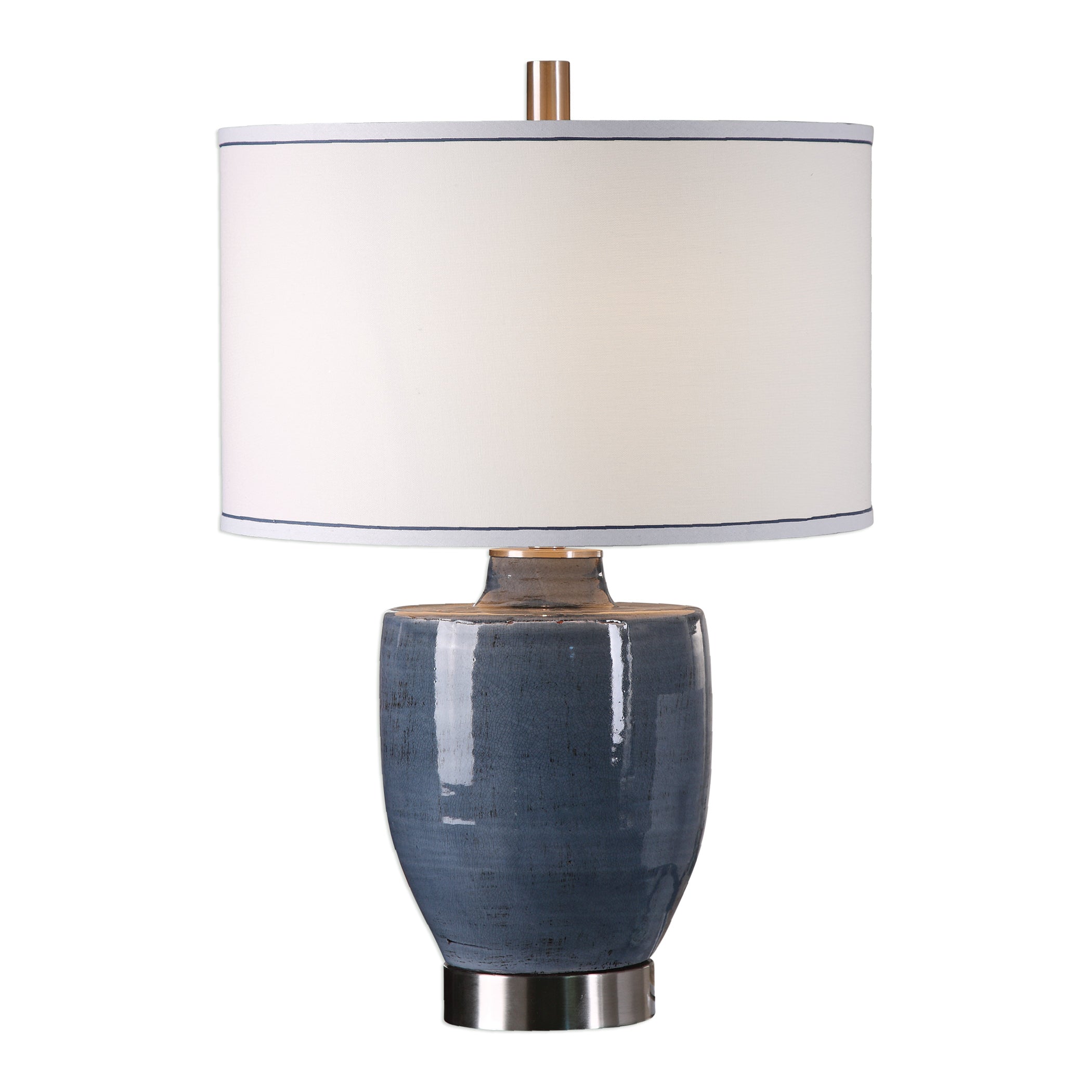 Sylvaine Blue-Gray Glaze Lamp