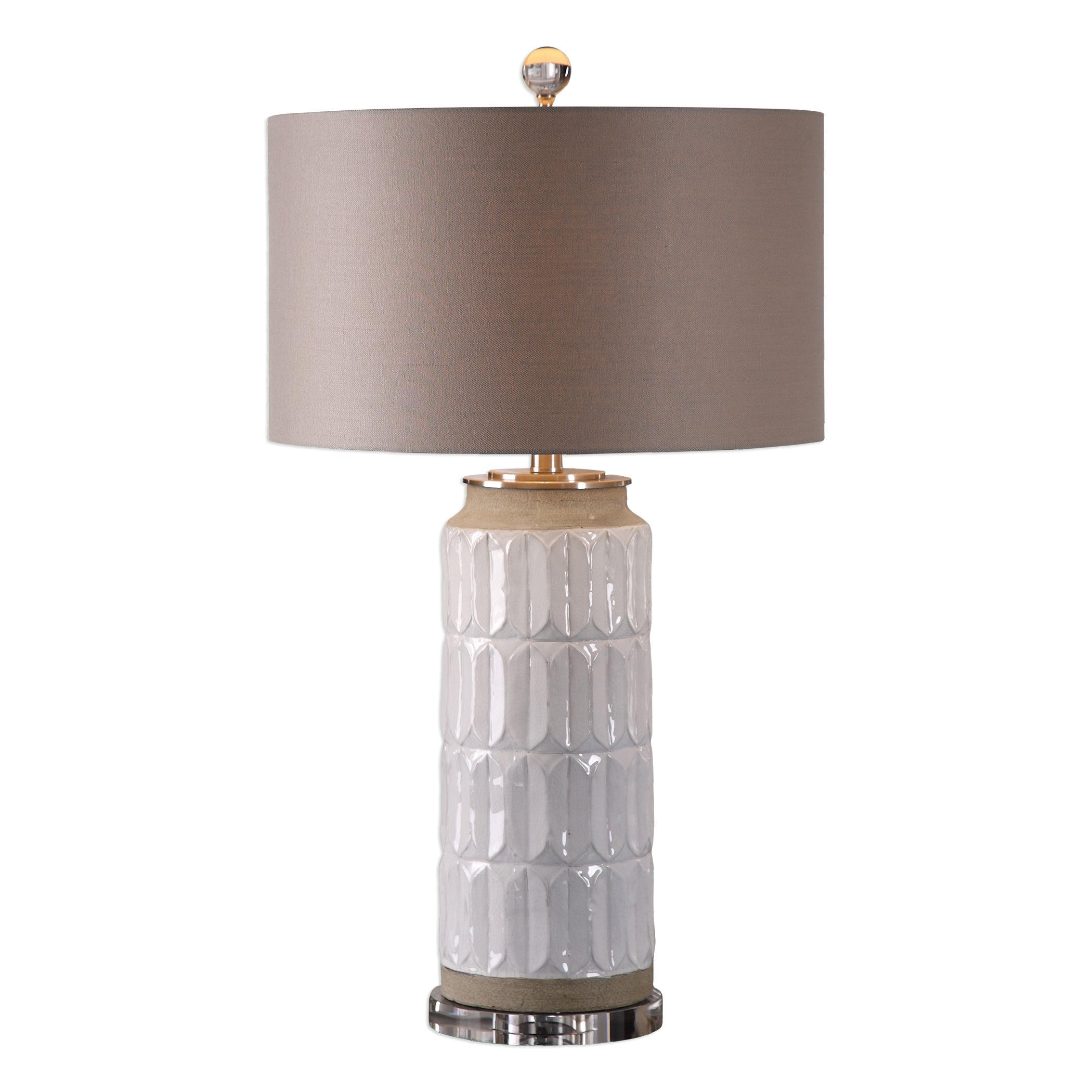 Athilda Gloss White Table Lamp