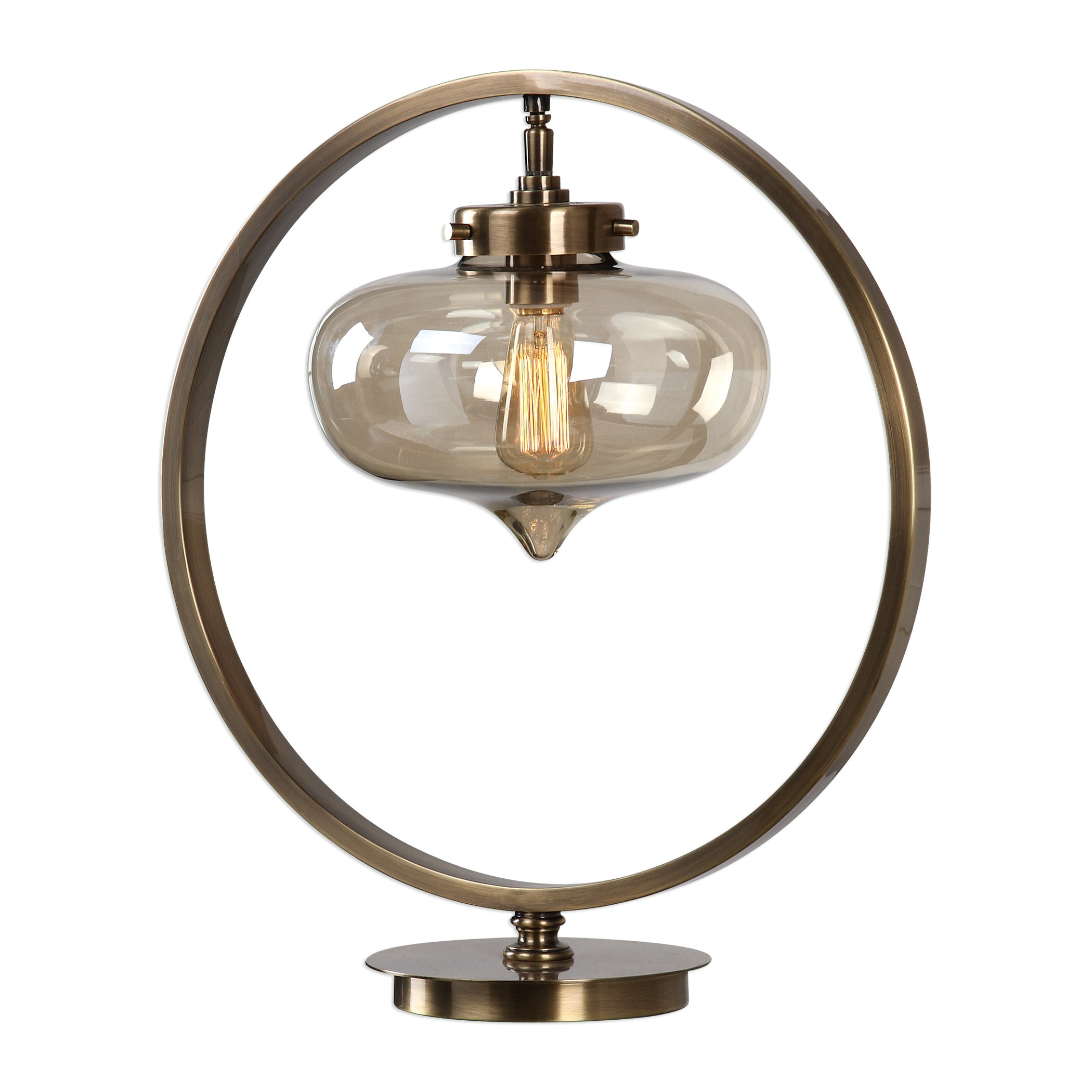 Namura Antiqued Brass Accent Lamp