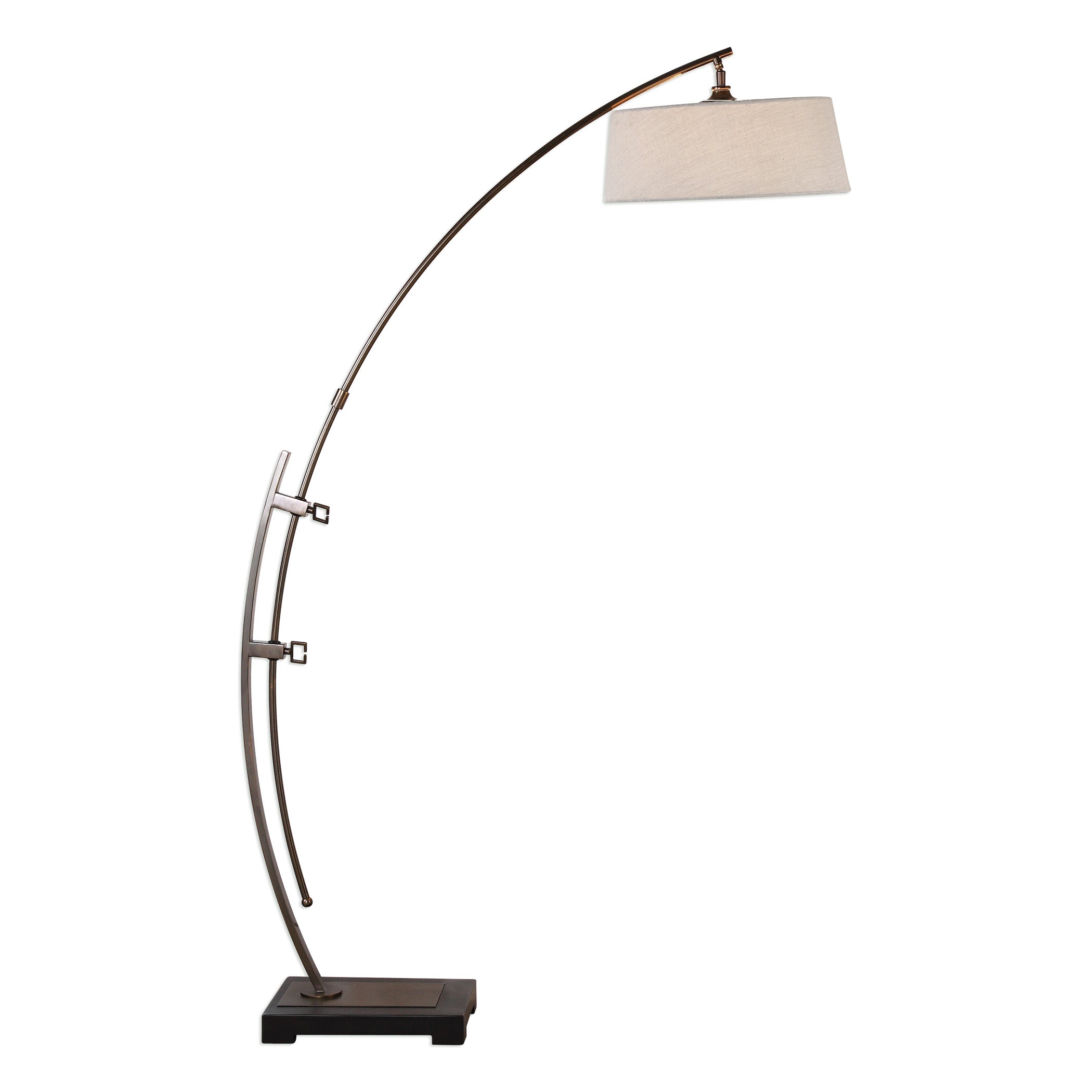 Calogero Bronze Arc Floor Lamp