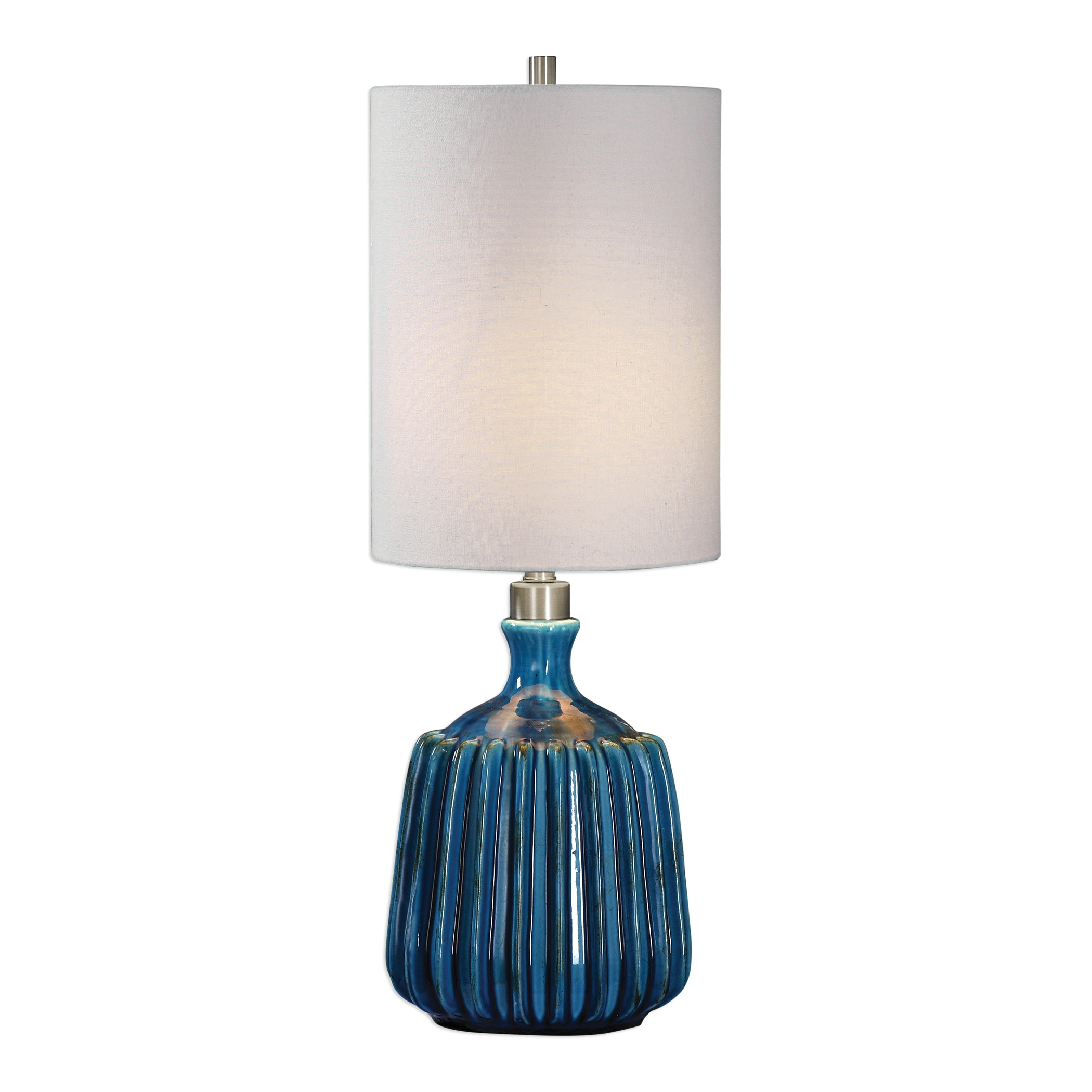 Amaris Blue Ceramic Lamp