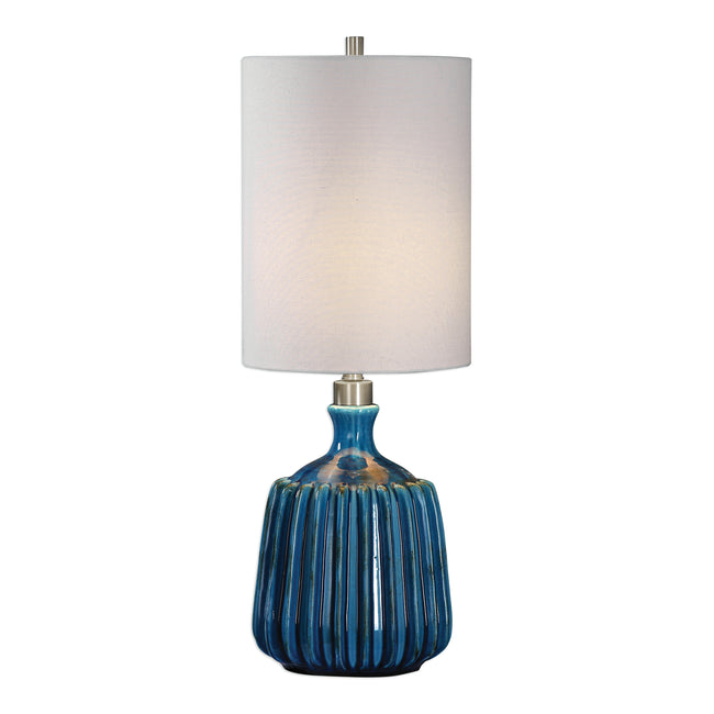 Amaris Blue Ceramic Lamp