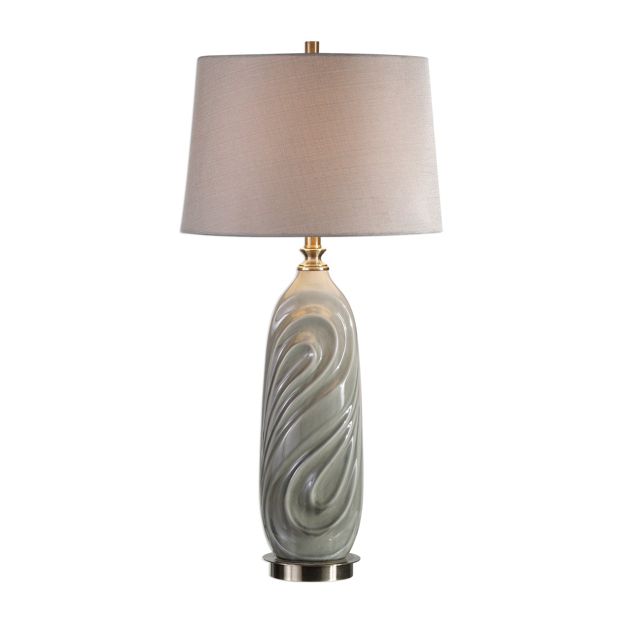 Griseo Sage Gray Table Lamp