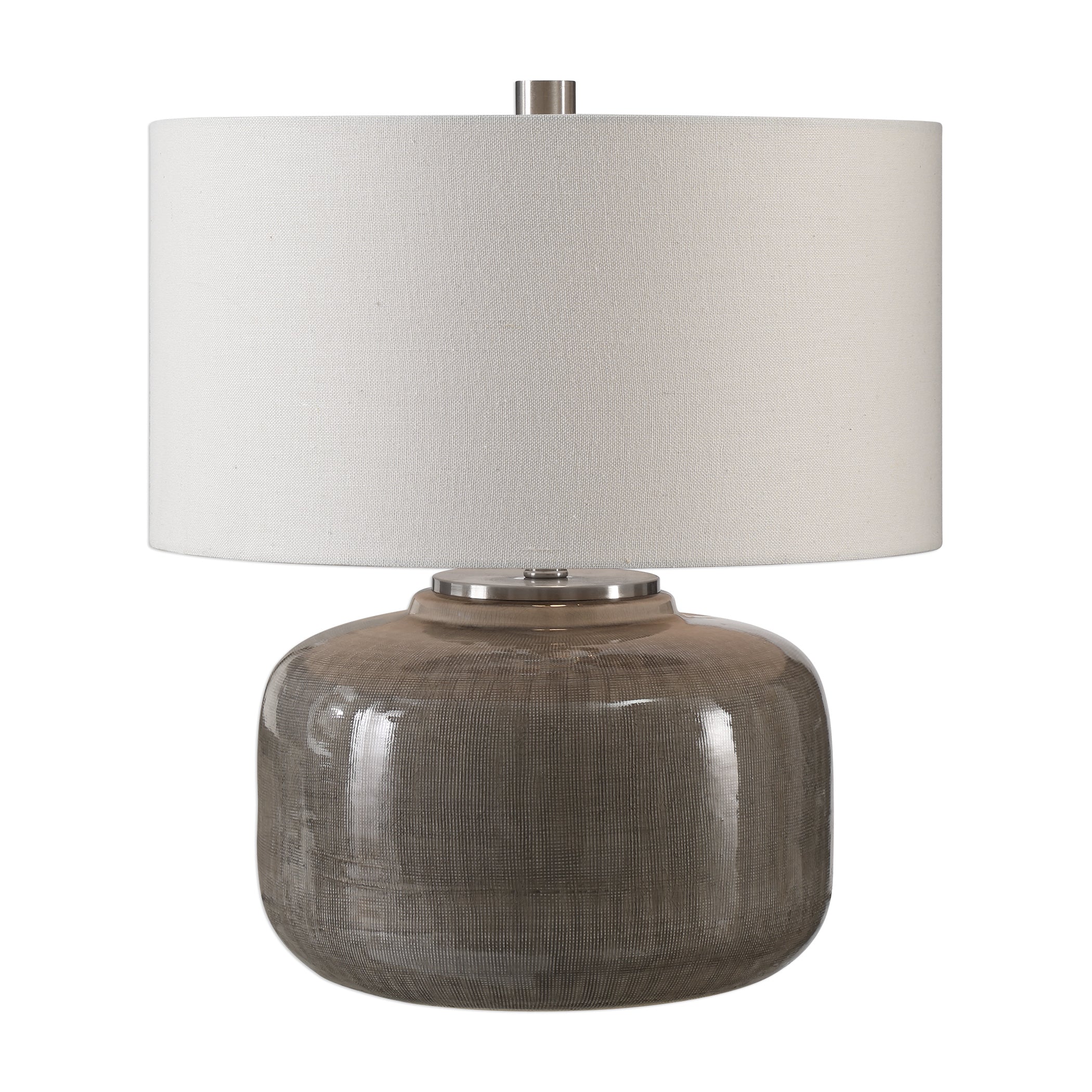 Dhara Gray Glaze Lamp