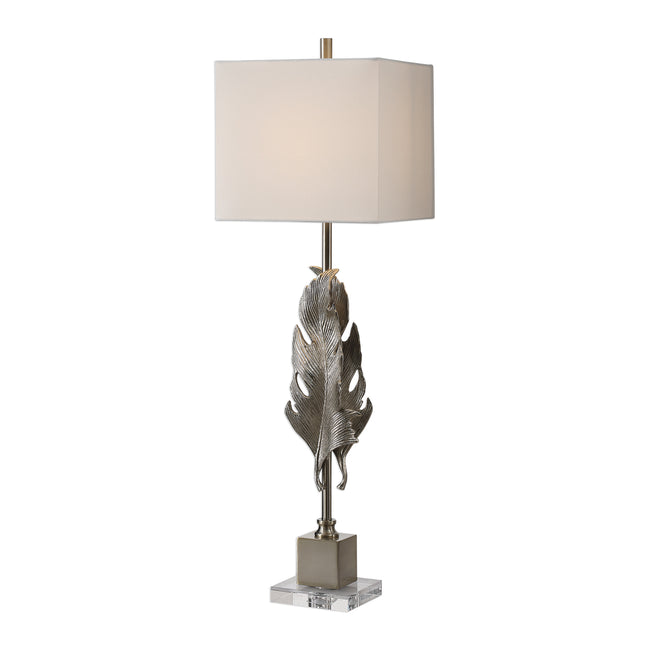 Luma Metallic Silver Lamp