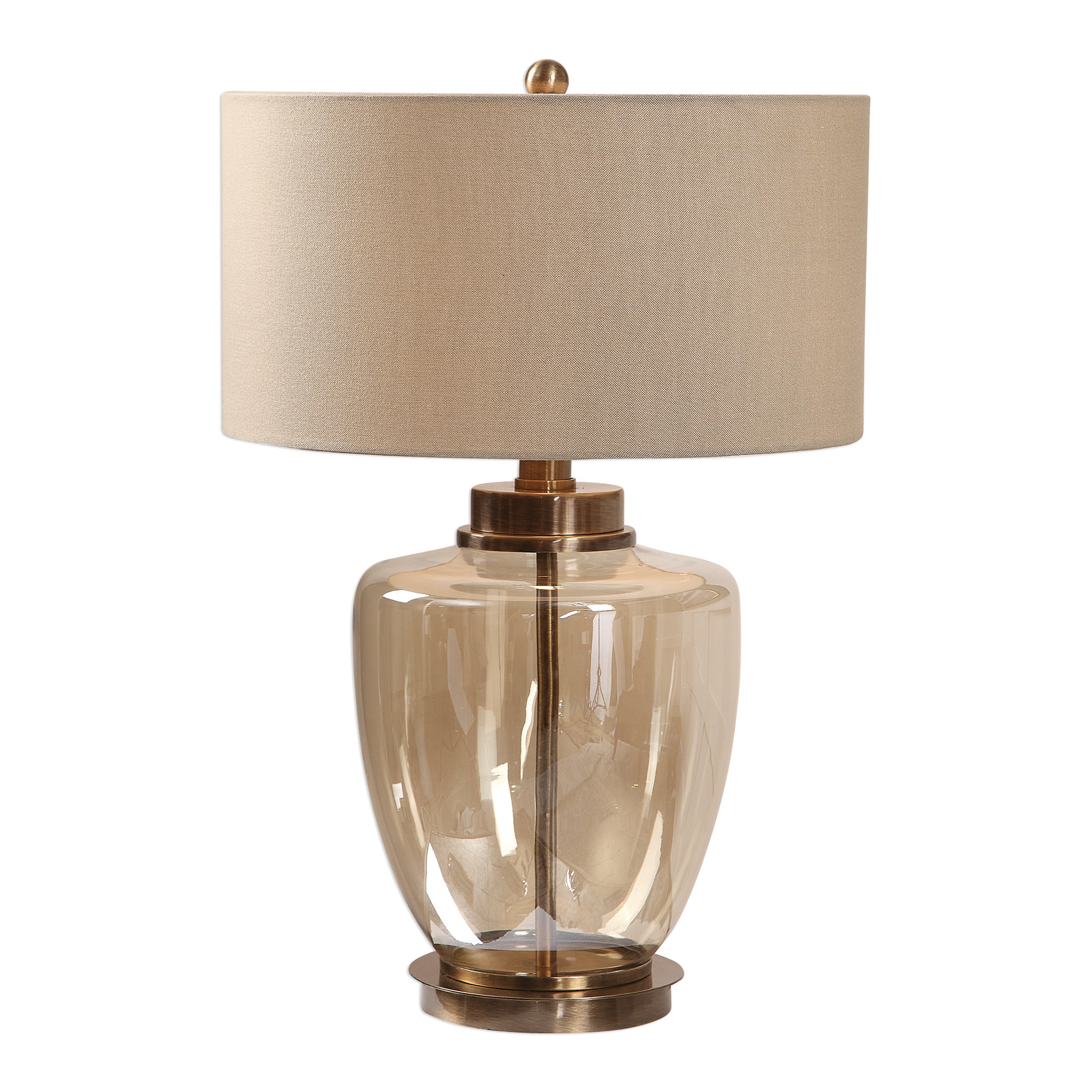 Amadore Amber Glass Lamp