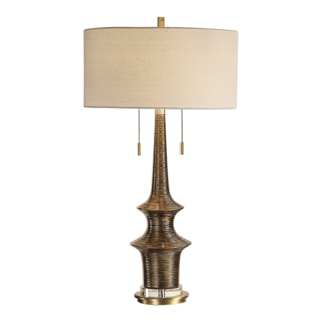 Galatea Antique Gold Lamp