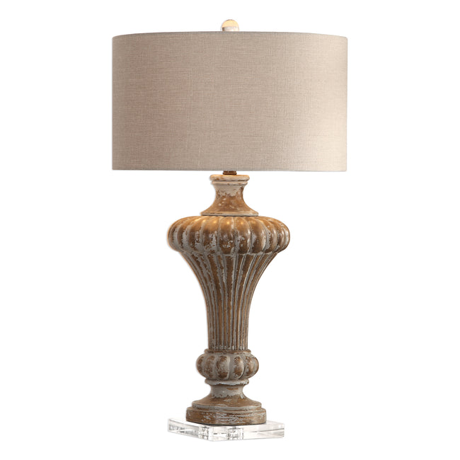 Treneece Aged Pecan Lamp